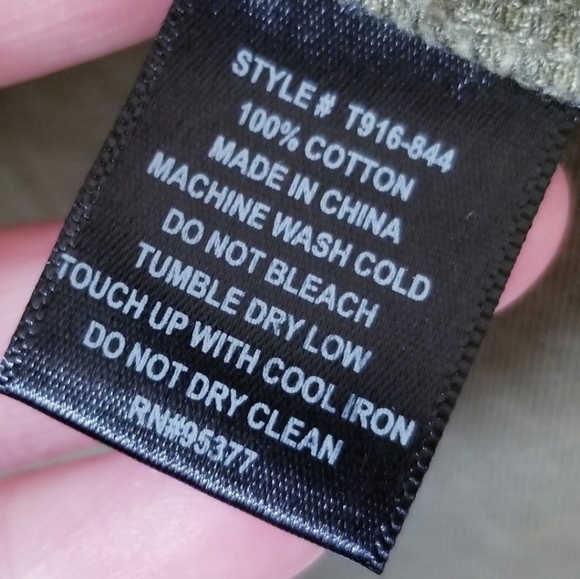 Sanctuary Olive Embroidered Button Down Si… - Picture 3 of 7